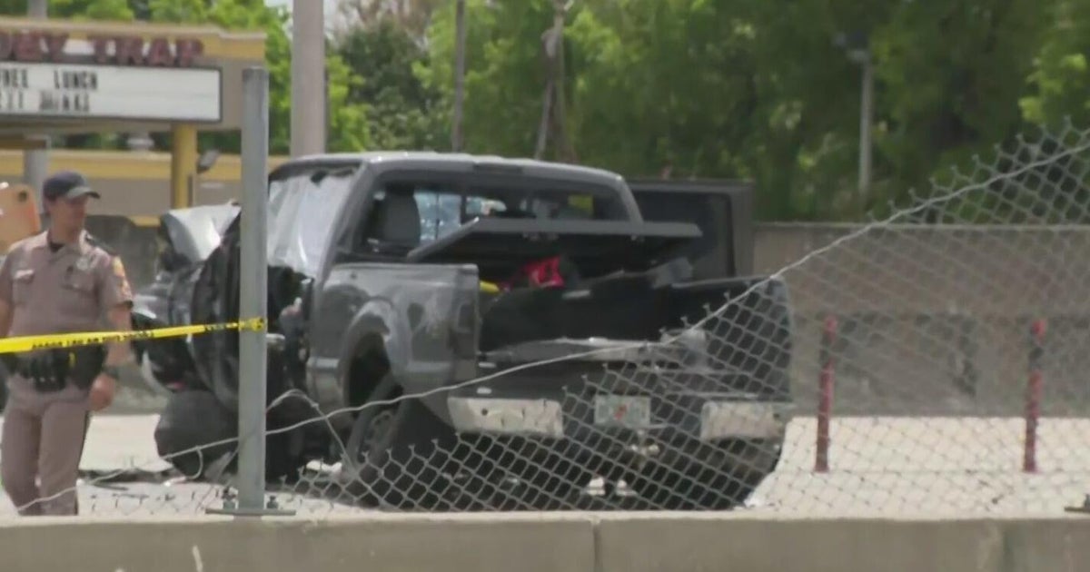 Driver killed after crashing through wall, slamming into vehicle on ...