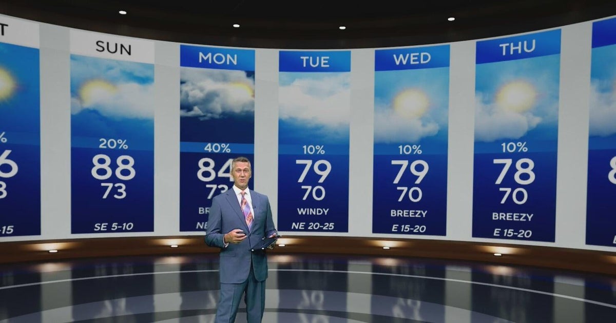 Warm, breezy temperatures continue in South Florida as rain chances ...