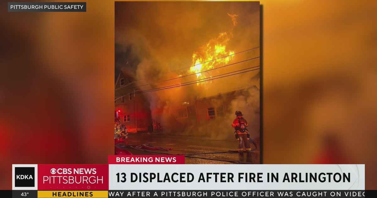 Multiple people displaced after massive fire in Pittsburgh neighborhood ...