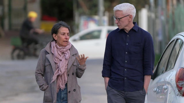 Rachel Goldberg-Polin and Anderson Cooper 