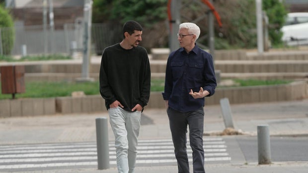 Or Levy and Anderson Cooper 