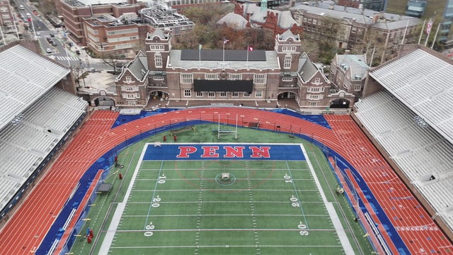Franklin Field at the University of Pennsylvania, home of the Penn Relays 