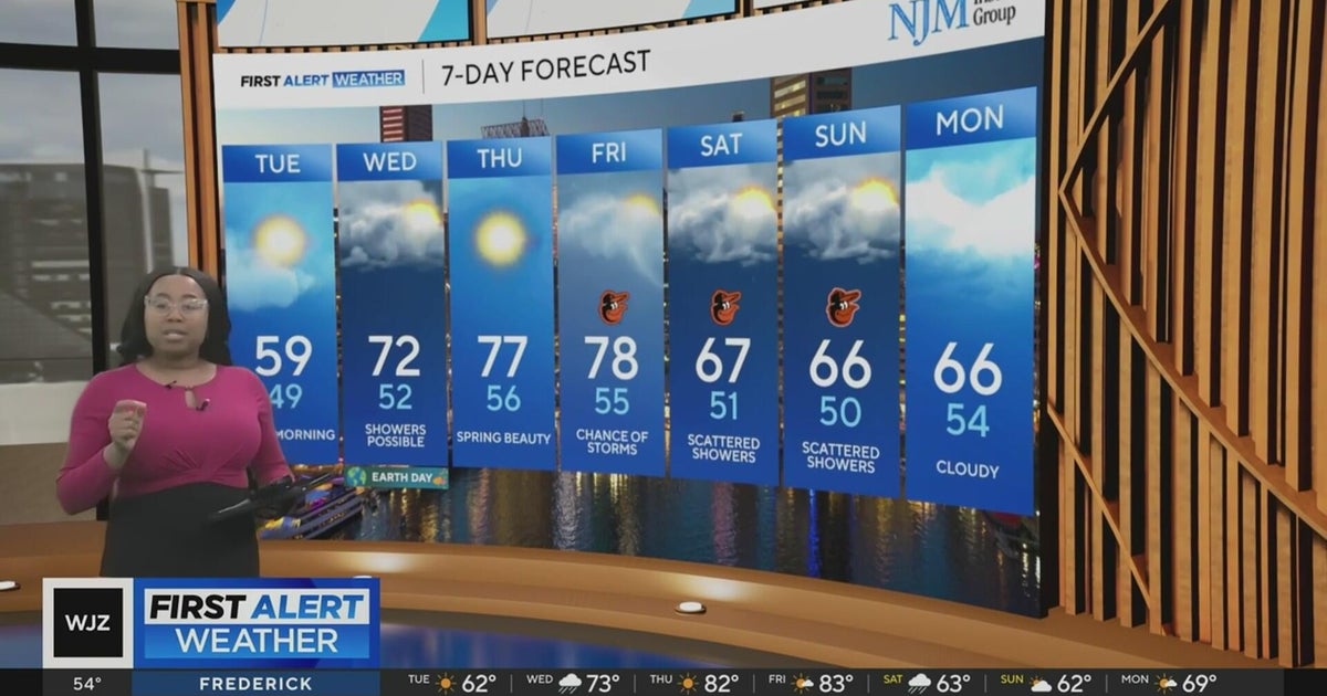 Marylanders to wake up to cold temperatures on Tuesday - CBS Baltimore