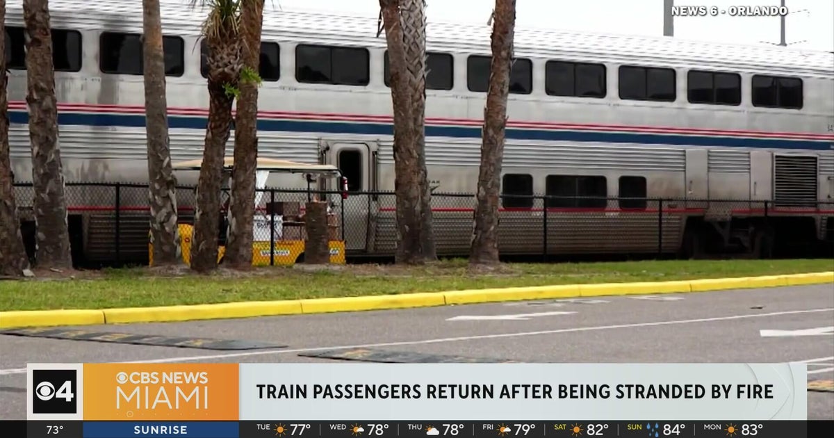 Florida Amtrak passengers frustrated after being stranded onboard due to raging wildfires
