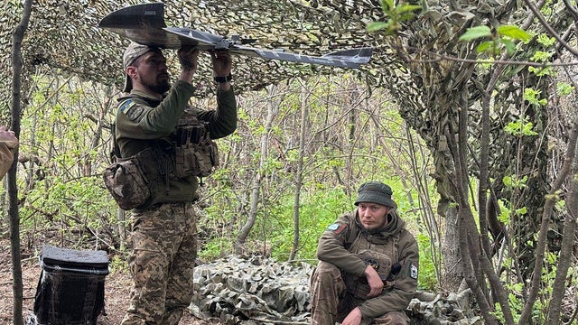 Ukrainian Drone Reconnaissance In Donetsk Oblast 