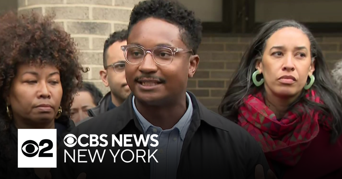 NYC Council member Chi Osse speaks after being arrested while ...