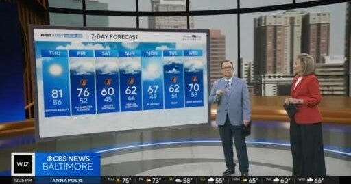 Spring weather in Maryland Thursday, rain returns this weekend - CBS ...