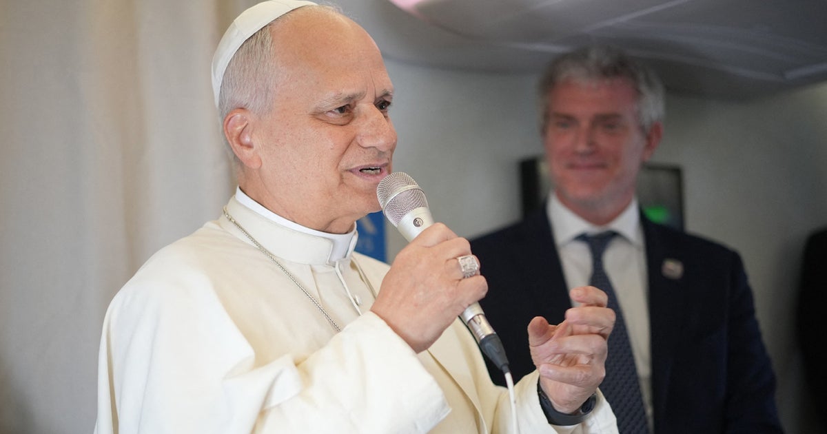 Pope speaks with reporters about Iran and more as he returns to Rome after touring Africa