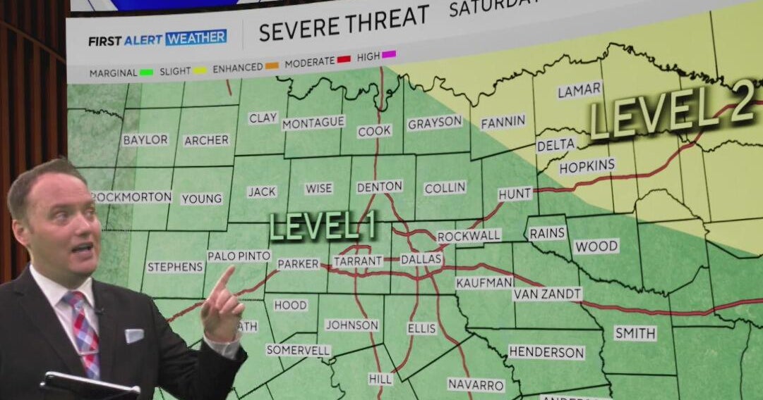 Severe storm chances return to North Texas this weekend as heat builds ...