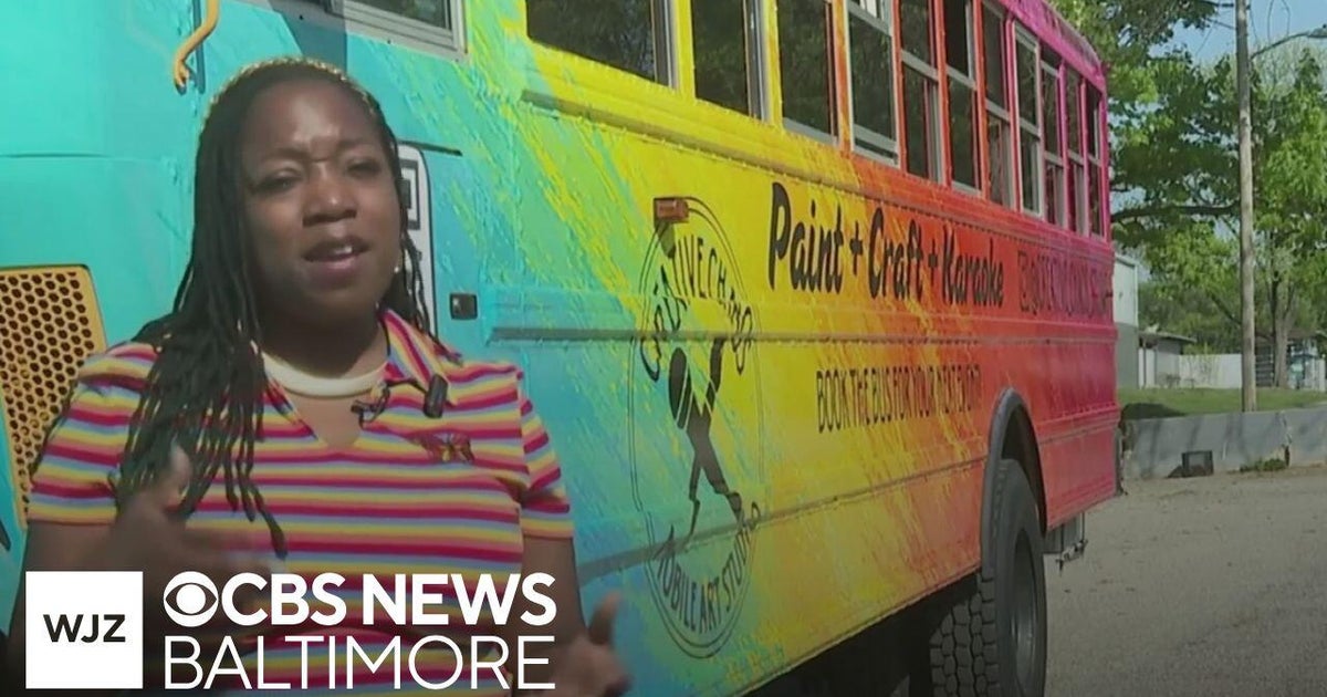 Creative Chaos mobile art studio is Baltimore’s first fine art and karaoke studio on wheels