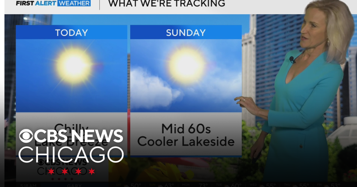 Cooler weekend ahead in Chicago - CBS Chicago