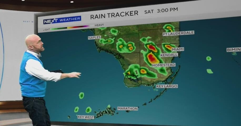 Rain chances lessen as South Florida temps warm up