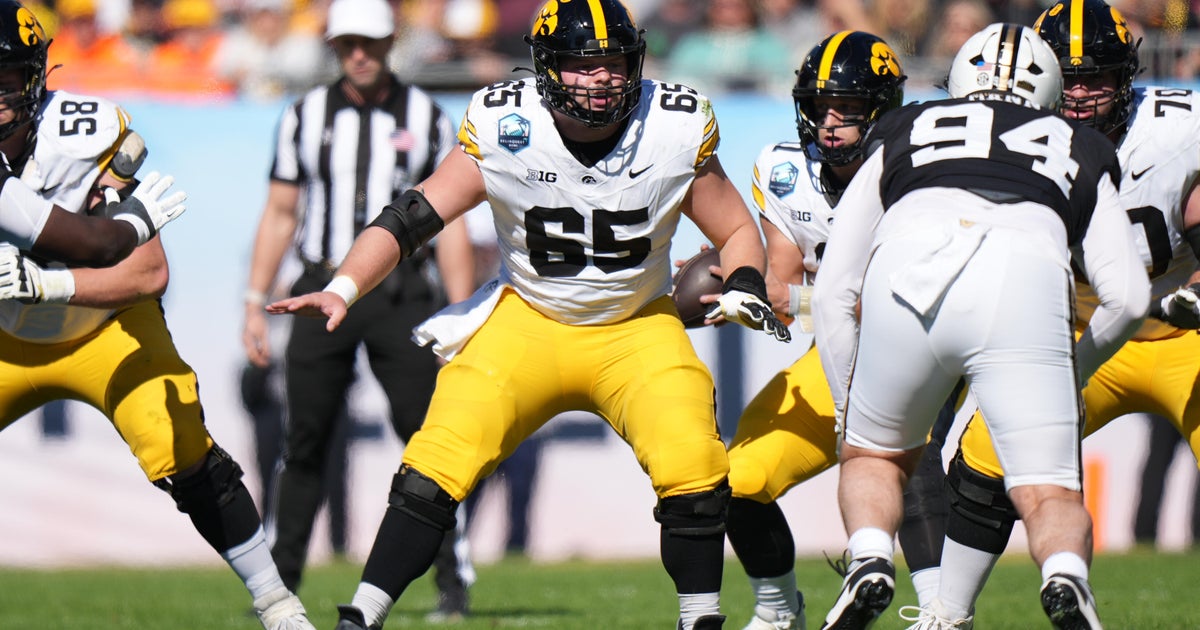 Bears take Iowa C Logan Jones, Stanford TE Sam Roush, LSU WR Zavion ...