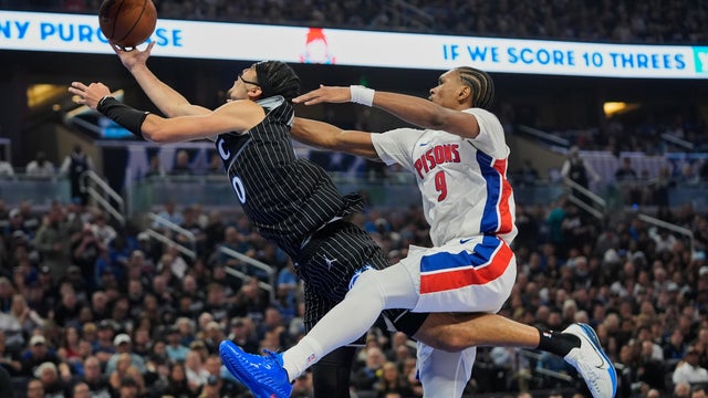 APTOPIX Pistons Magic Basketball 