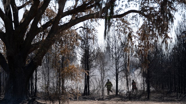 Wildfires Burn In Drought-Stricken Georgia 