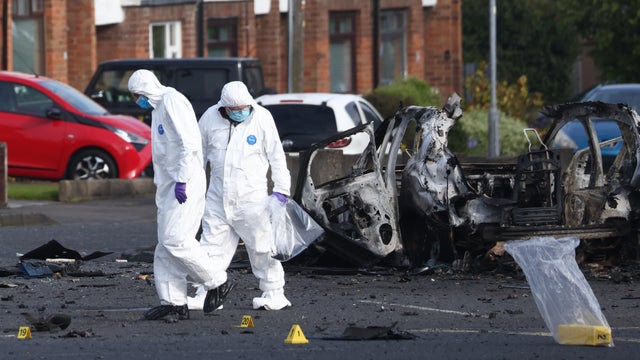 Britain Northern Ireland Car Bomb 