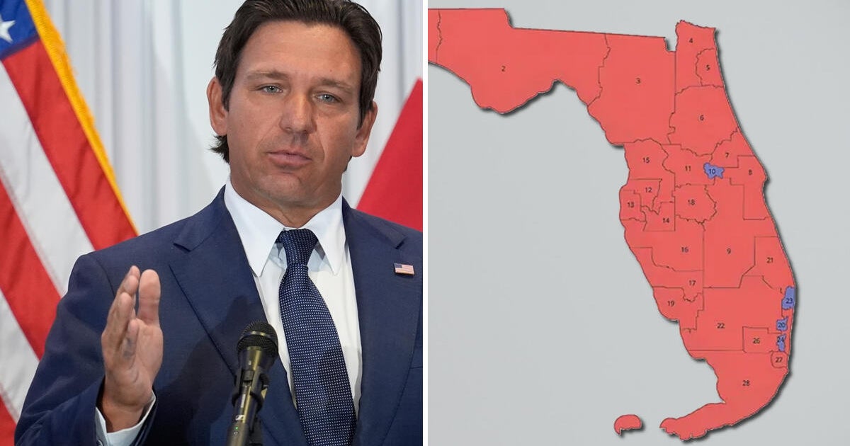 Gov. DeSantis unveils new Florida congressional map that could reshape key districts and spark legal fight