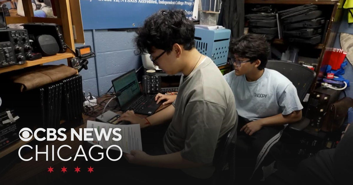Students learn how use Ham radio - CBS Chicago