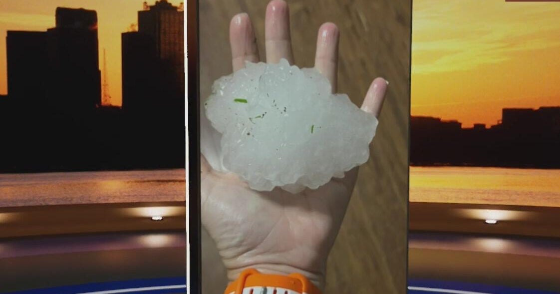 Severe storms dump large hail across North Texas before fizzing out ...