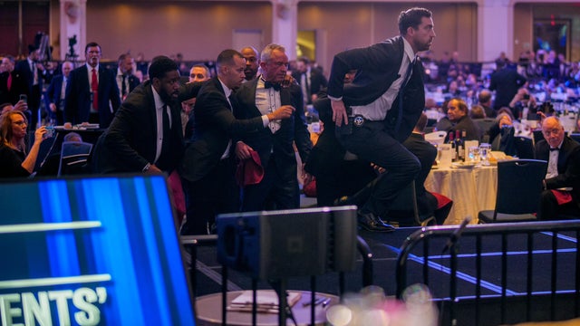 Security Scare at The White House Correspondents' Dinner with President Trump 