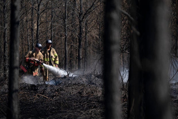 Wildfires Burn In Drought-Stricken Georgia 