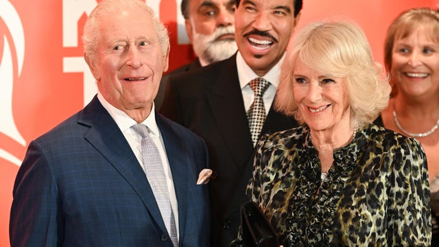 King Charles III, Lionel Richie and Queen Camilla attend the Greater Together Reception on day three of the State Visit of King Charles III and Queen Camilla to the United States of America, at auction house Christie's, on April 29, 2026 in New York City. 