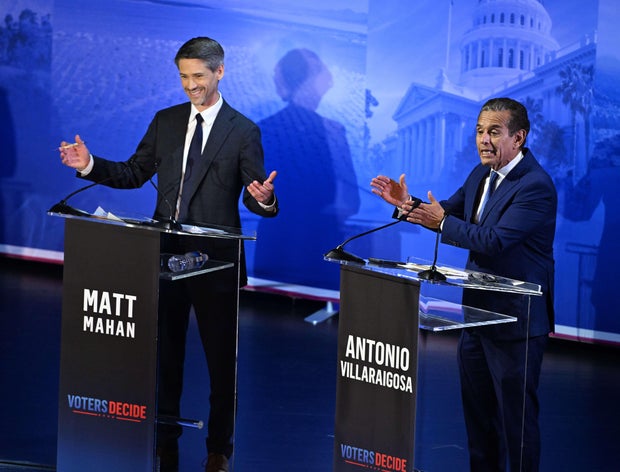 California gubernatorial debate at Pomona College in Claremont. 