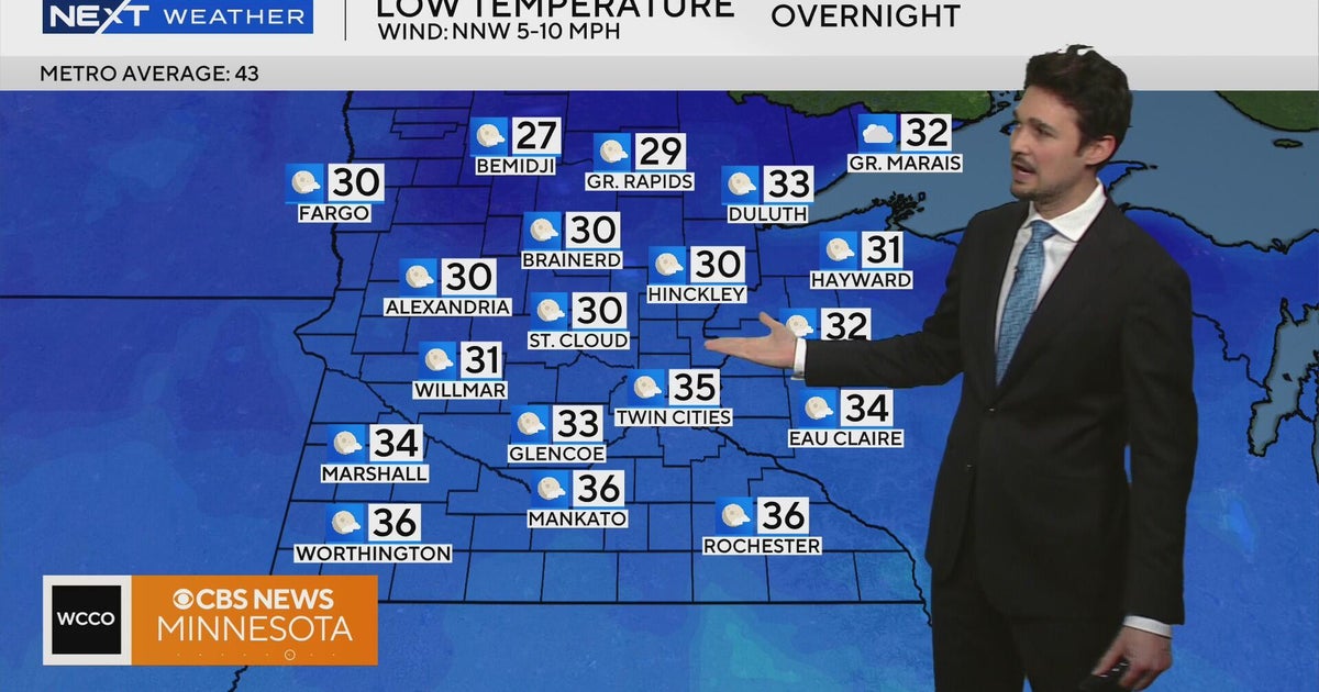 9 a.m. Minnesota forecast from April 29, 2026 - CBS Minnesota