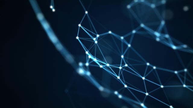 Digital Network Connections Abstract Background 