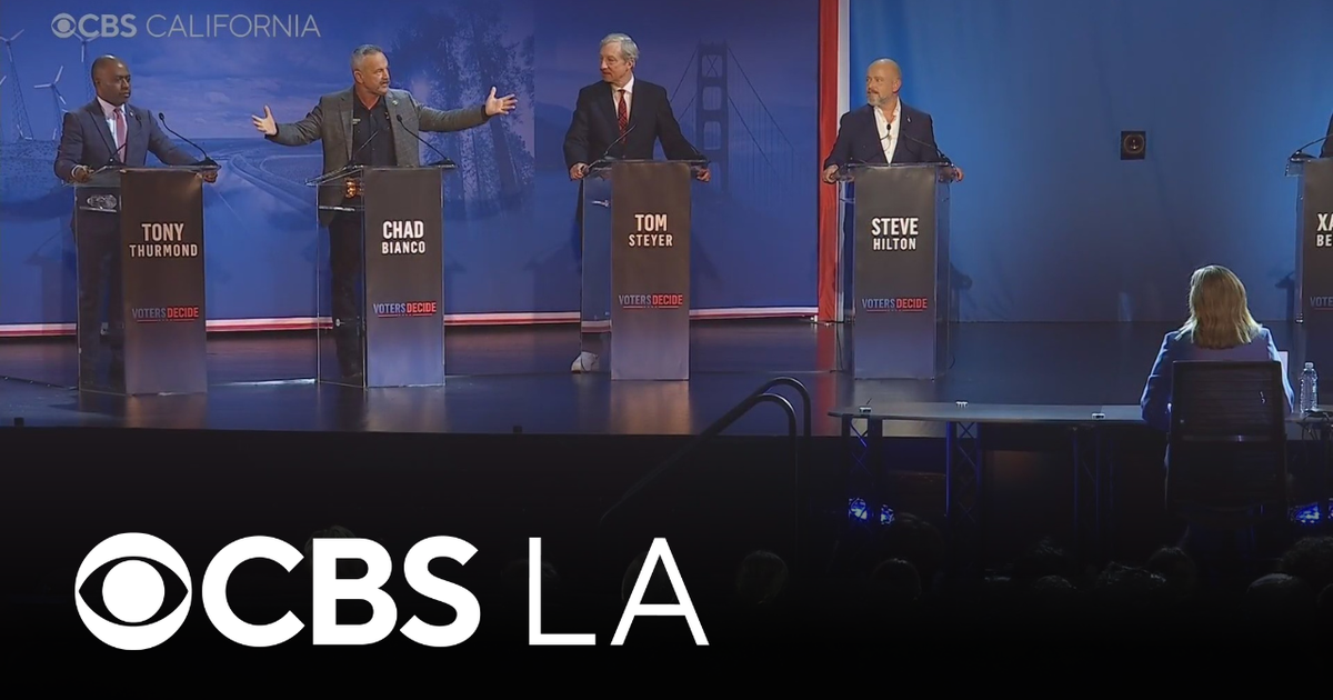 Political experts react after CBS News California Governor's Debate