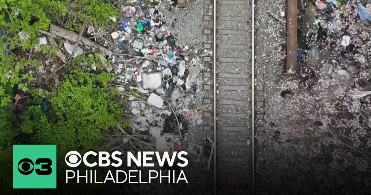 Train plows through illegally dumped tires on tracks: 