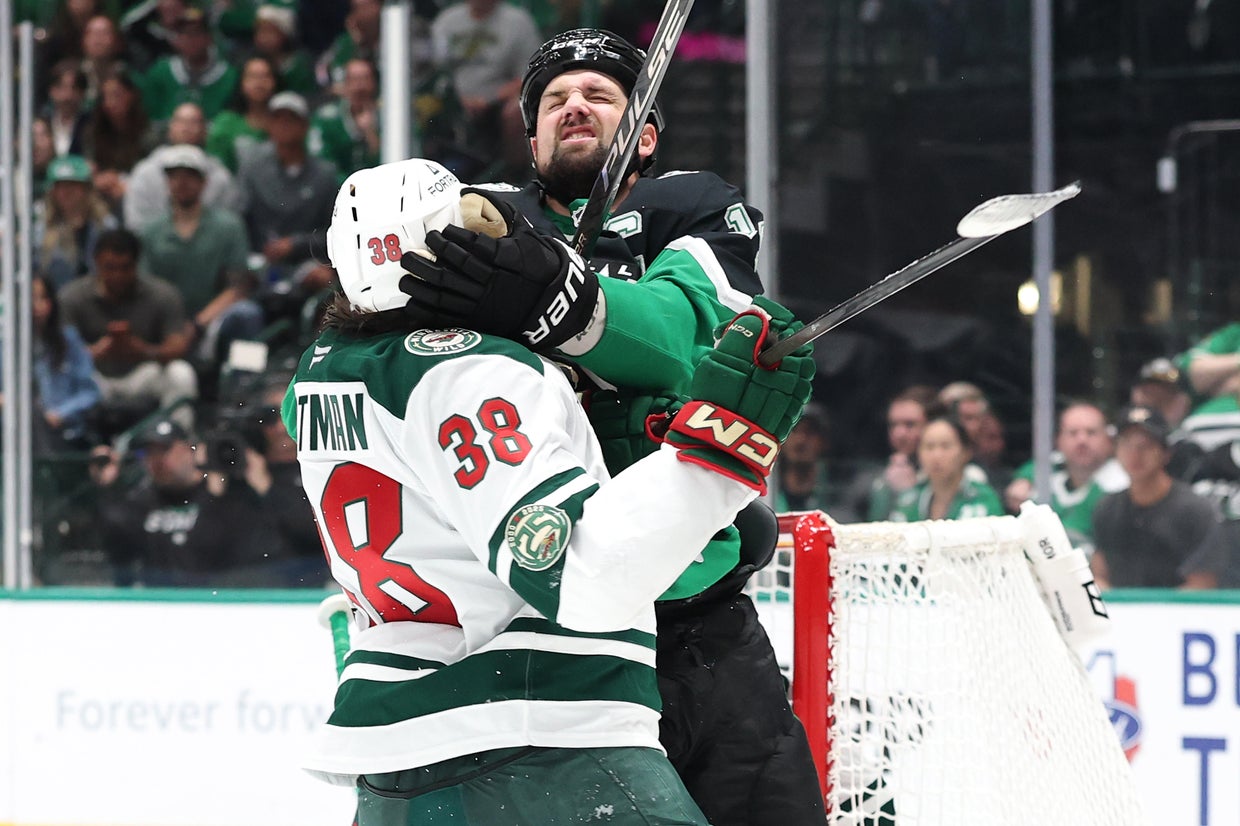 Stars captain Jamie Benn fined for cross-check on Wild forward Ryan ...