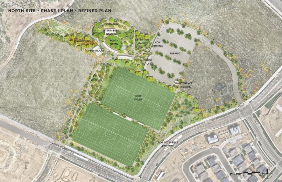 Growing Colorado community breaks ground on major park - CBS Colorado