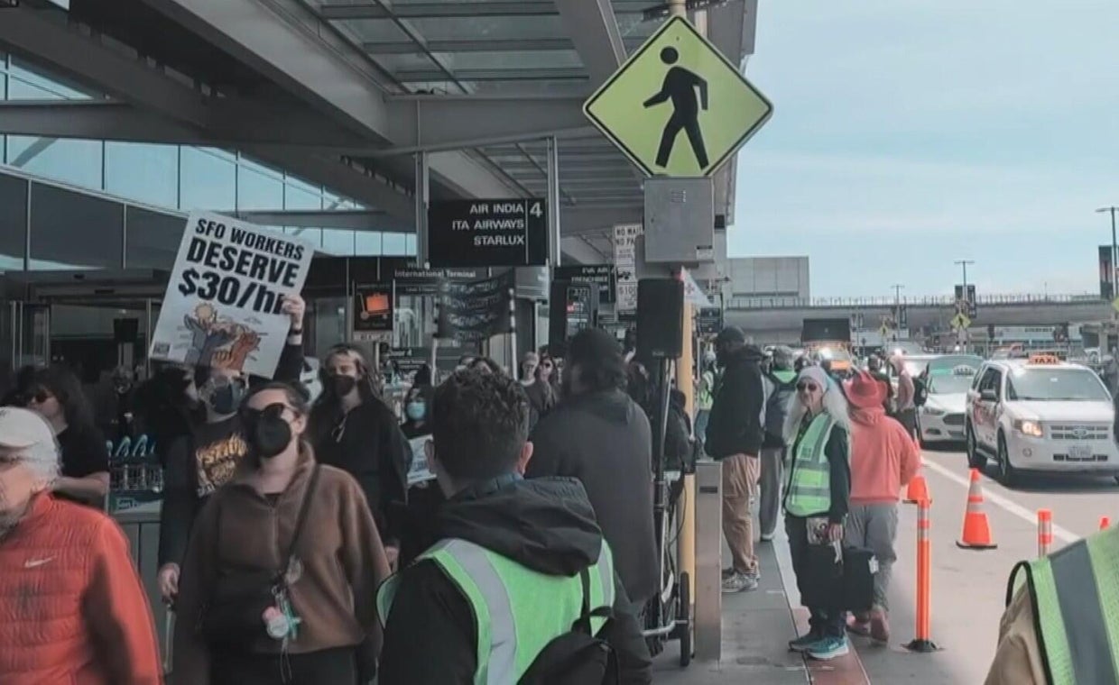May Day protests at San Francisco and Oakland airports block terminal ...
