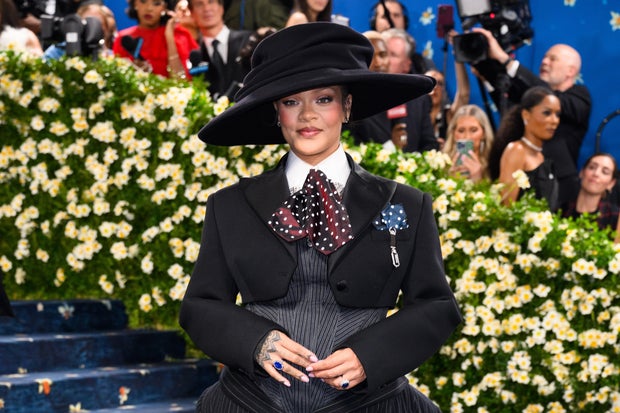 Rihanna at the Met Gala 2025 