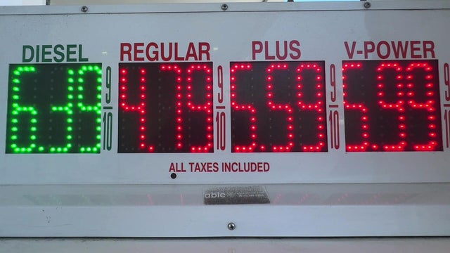 Gas prices Massachusetts 