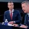 Defense Secretary Hegseth And Joint Chiefs Chairman Caine Brief Media At Pentagon 