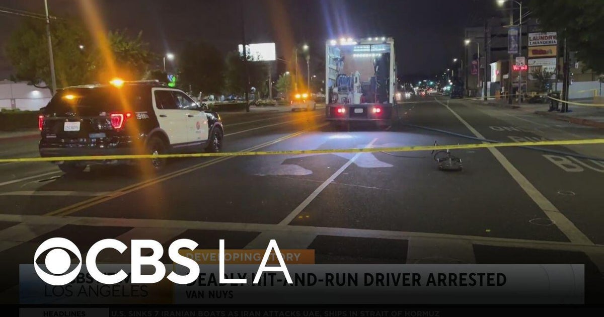 Suspect arrested in Van Nuys deadly hit and run - CBS Los Angeles