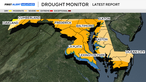 Drought Monitor for Maryland - April 30th 