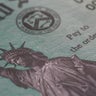 US Treasury federal tax return check 