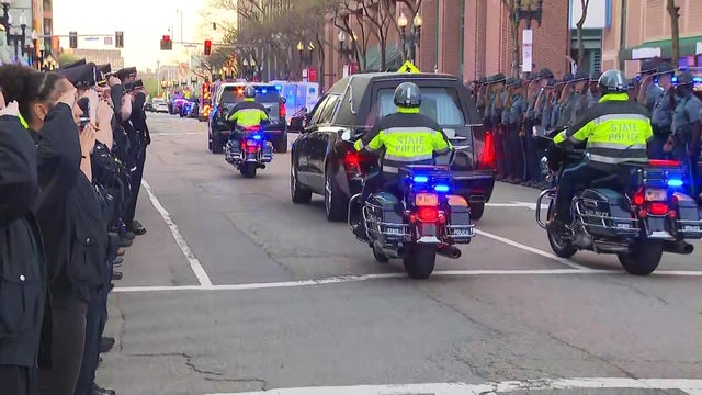 Trooper Kevin Trainor procession 