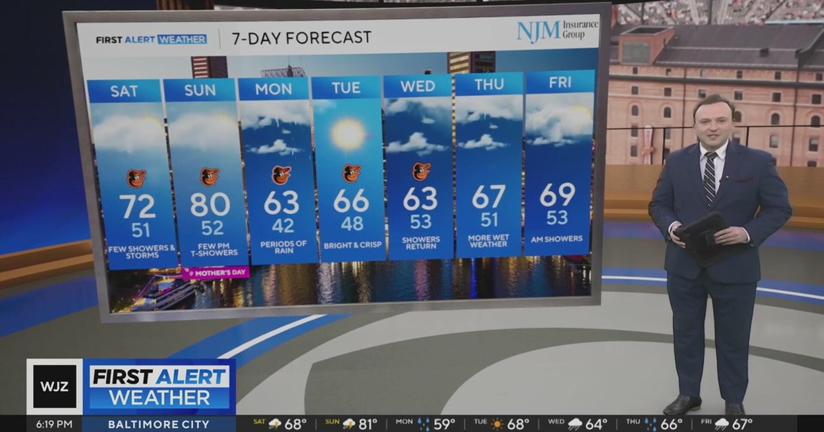 Mother's Day weekend in Maryland features a mix of showers and sun ...