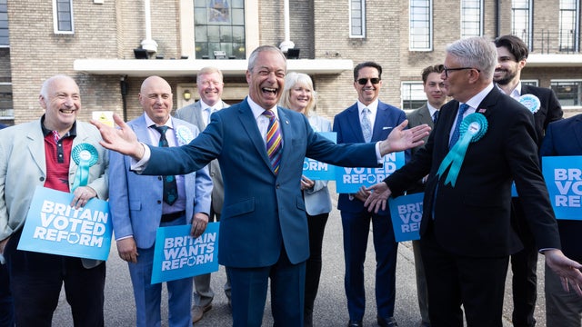 Nigel Farage's&nbsp;Reform UK Racks Up UK Election Gains 