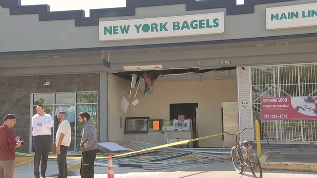 Explosion at New York Bagels 