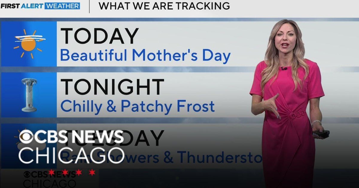 Cooler, sunshine for Mother's Day in Chicago - CBS Chicago