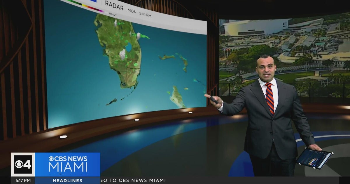 Rain chances rise in South Florida as fire risk remains high - CBS Miami