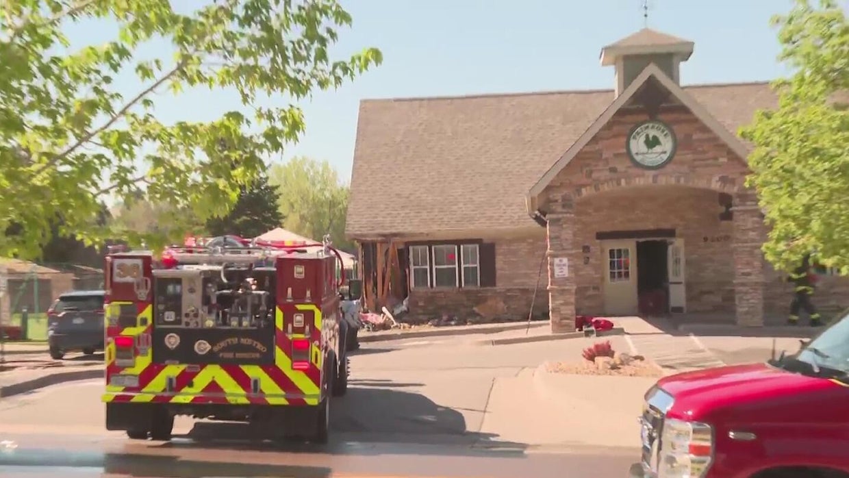 Cybertruck crashes into Colorado preschool, sets building on fire - CBS ...