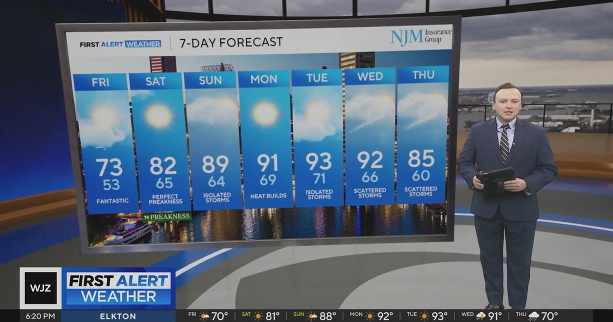 Maryland temperatures ramp up heading into the weekend