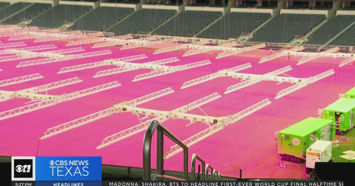 AT&T Stadium's transformation to soccer for the first FIFA World