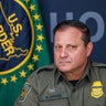 U.S. Border Patrol Chief Mike Banks at a roundtable in Brownsville, Texas, on Jan. 7, 2026. 